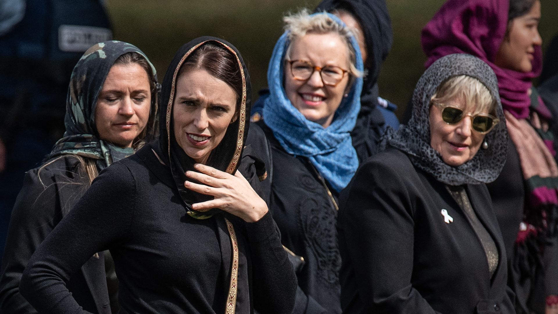 Prime Minister Jacinda Ardern during Friday's national day of reflection.