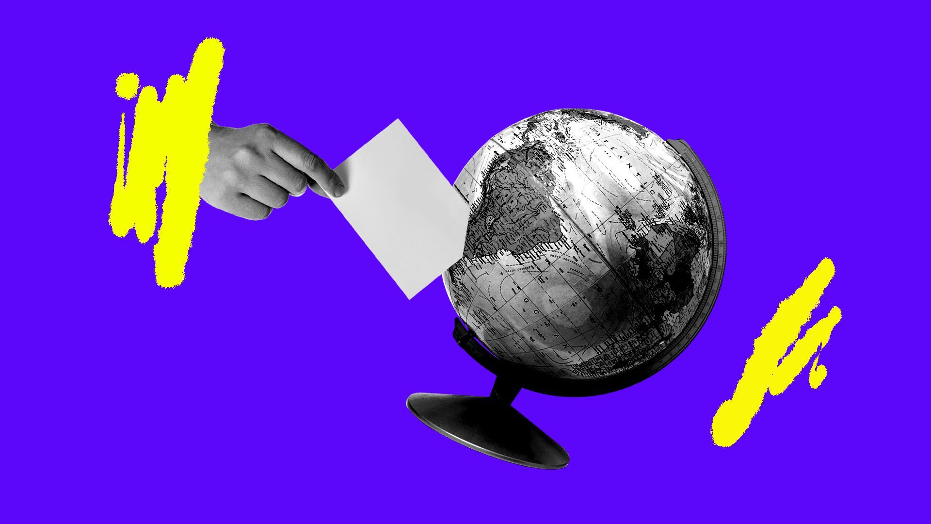 Illustration of a globe