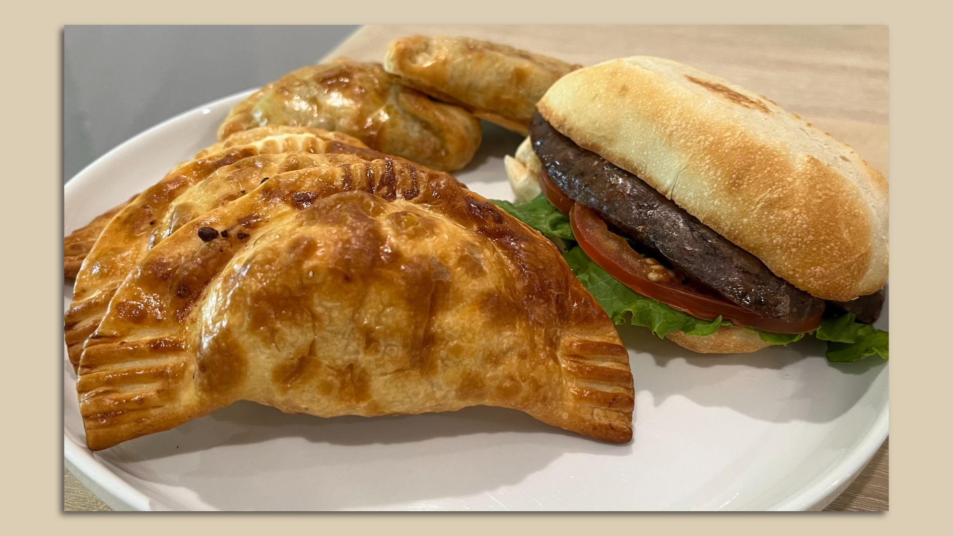 Empanadas and choripan from Patagonia Nahuen.