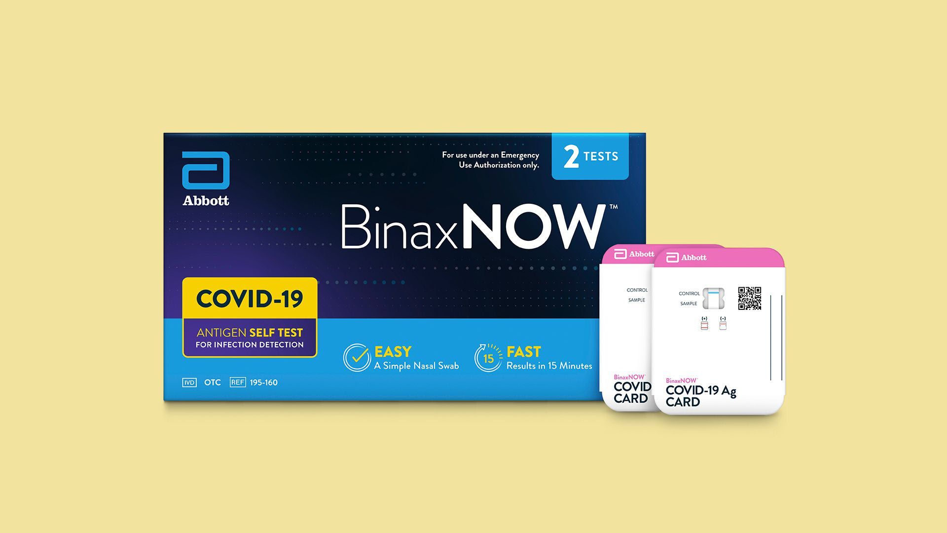 Boxed rapid covid tests