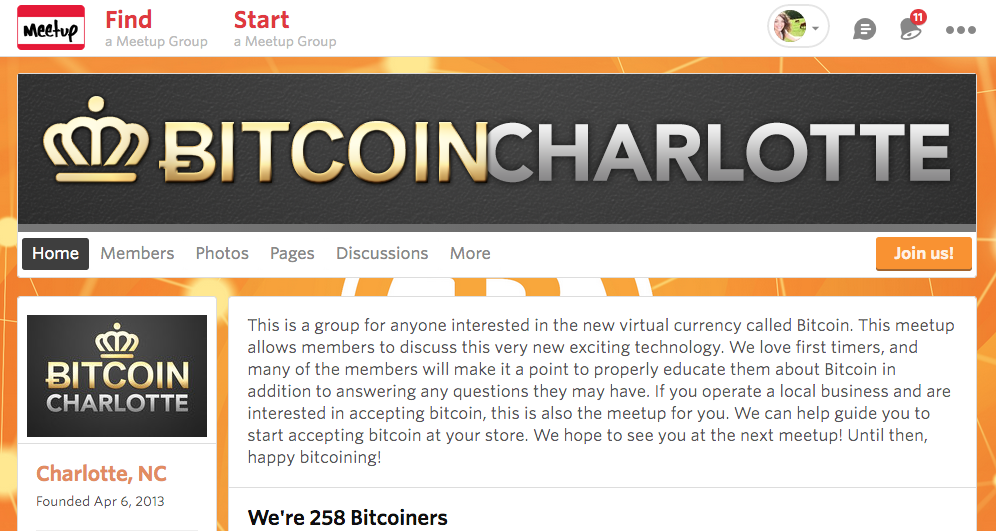Bitcoin Charlotte meetup