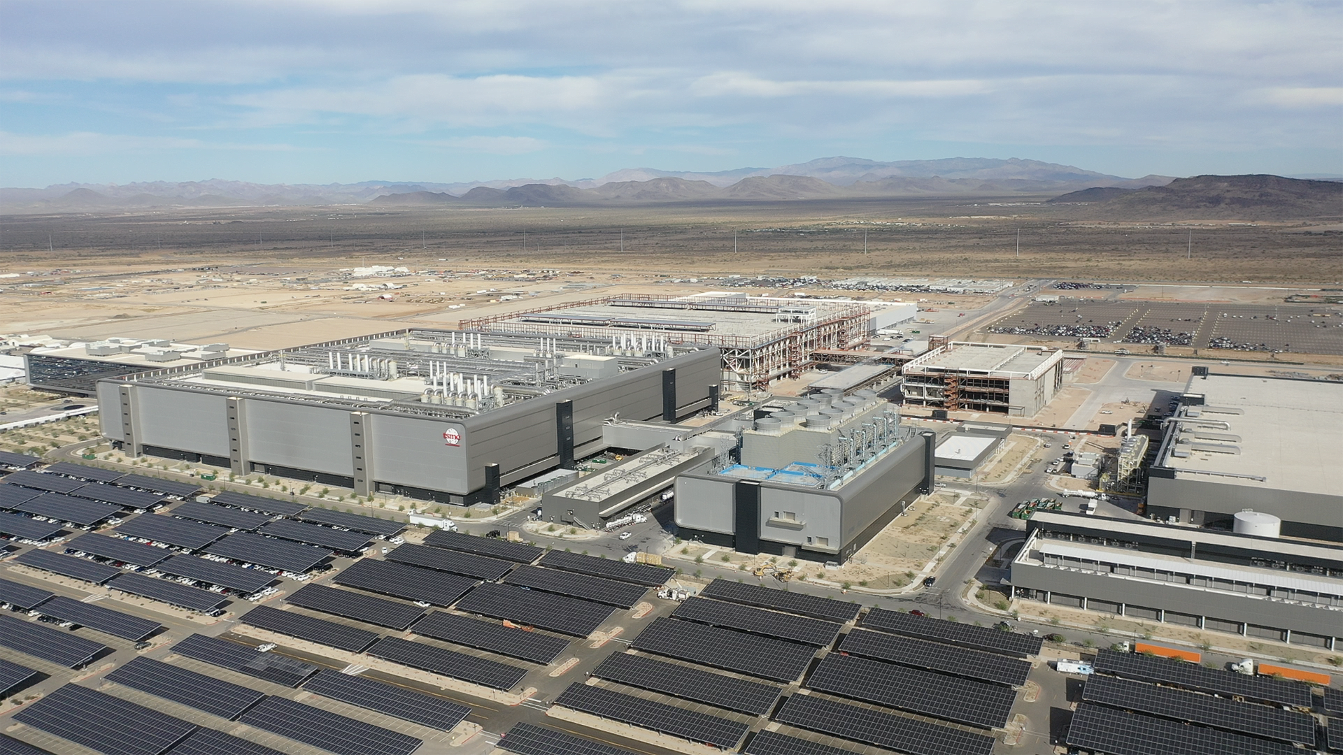 A manufacturing facility. 