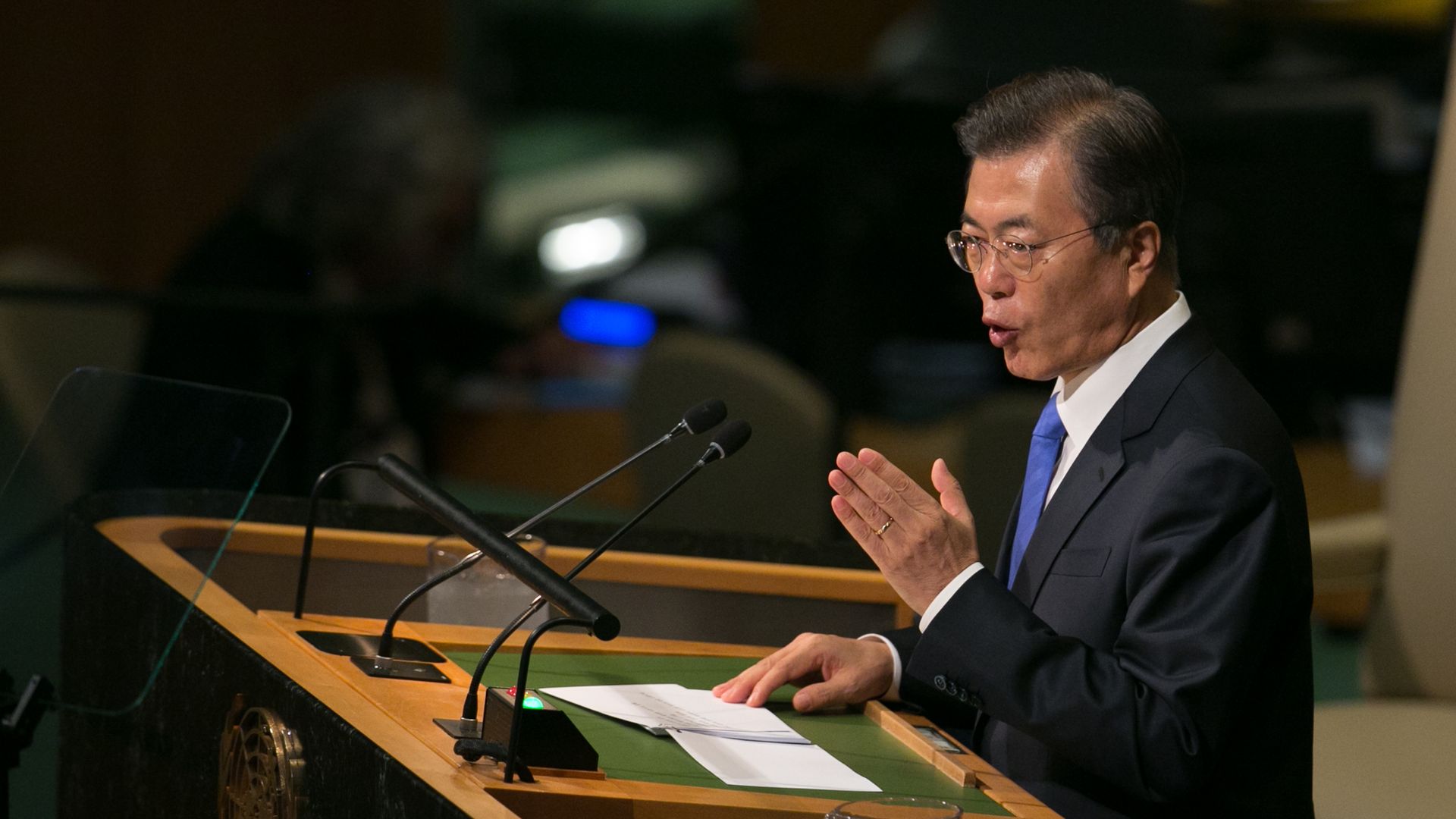 The Republic of Korea's President Moon Jae-in
