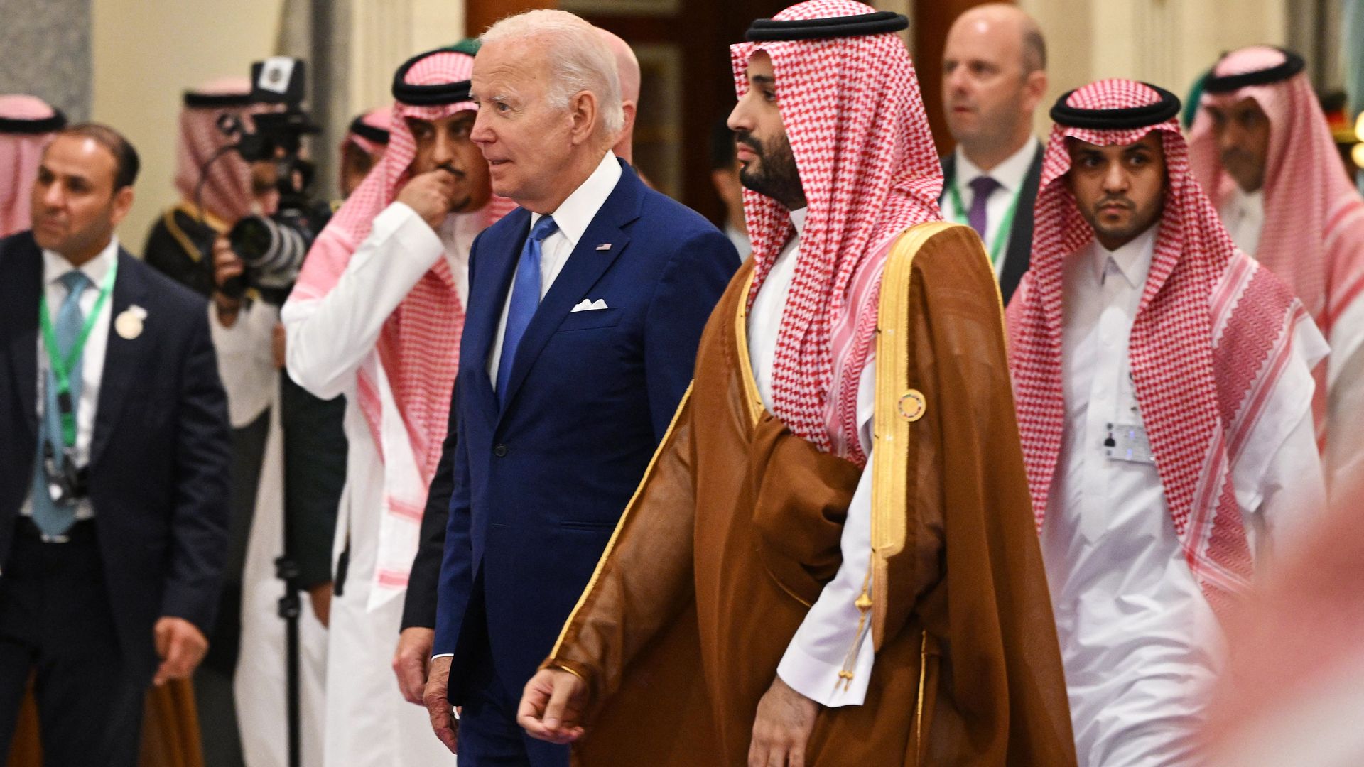 President Biden and Saudi Crown Prince Mohammed bin Salman.