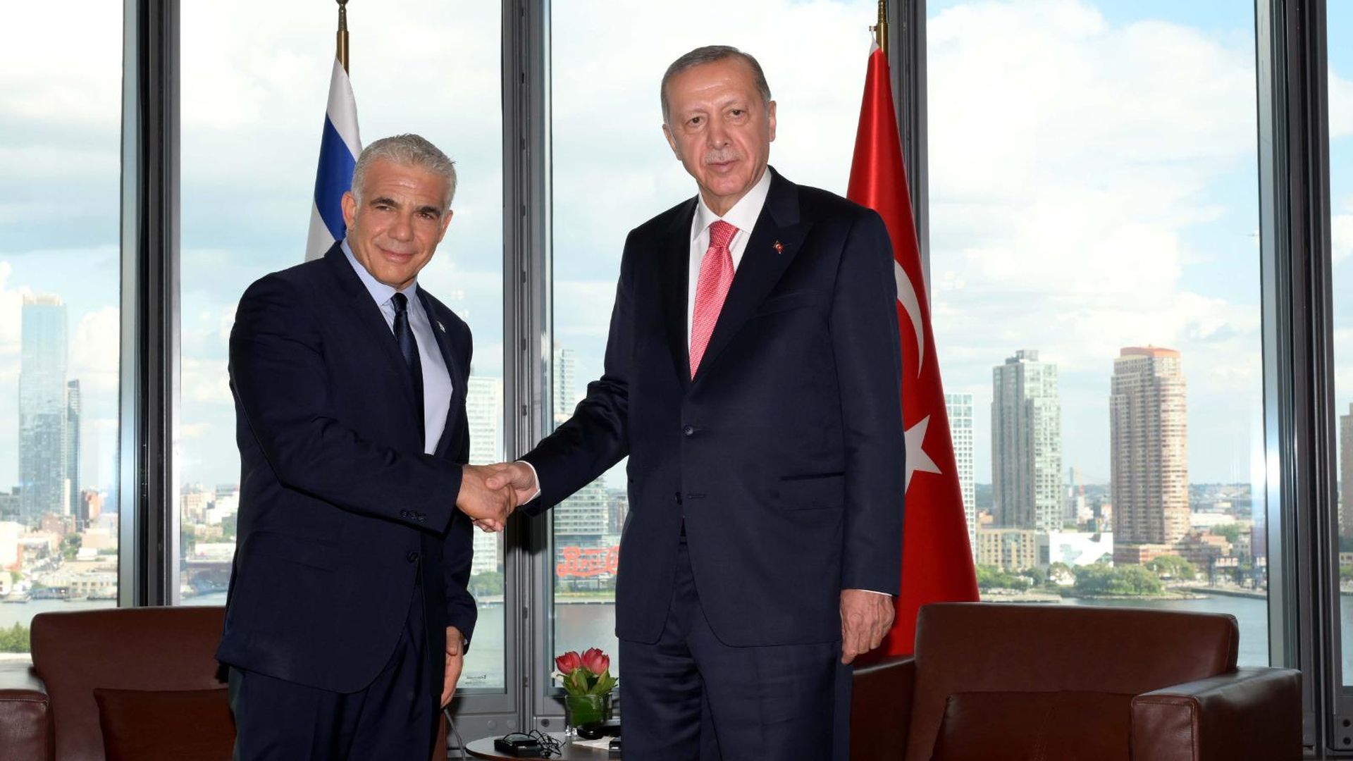 Lapid and Erdogan