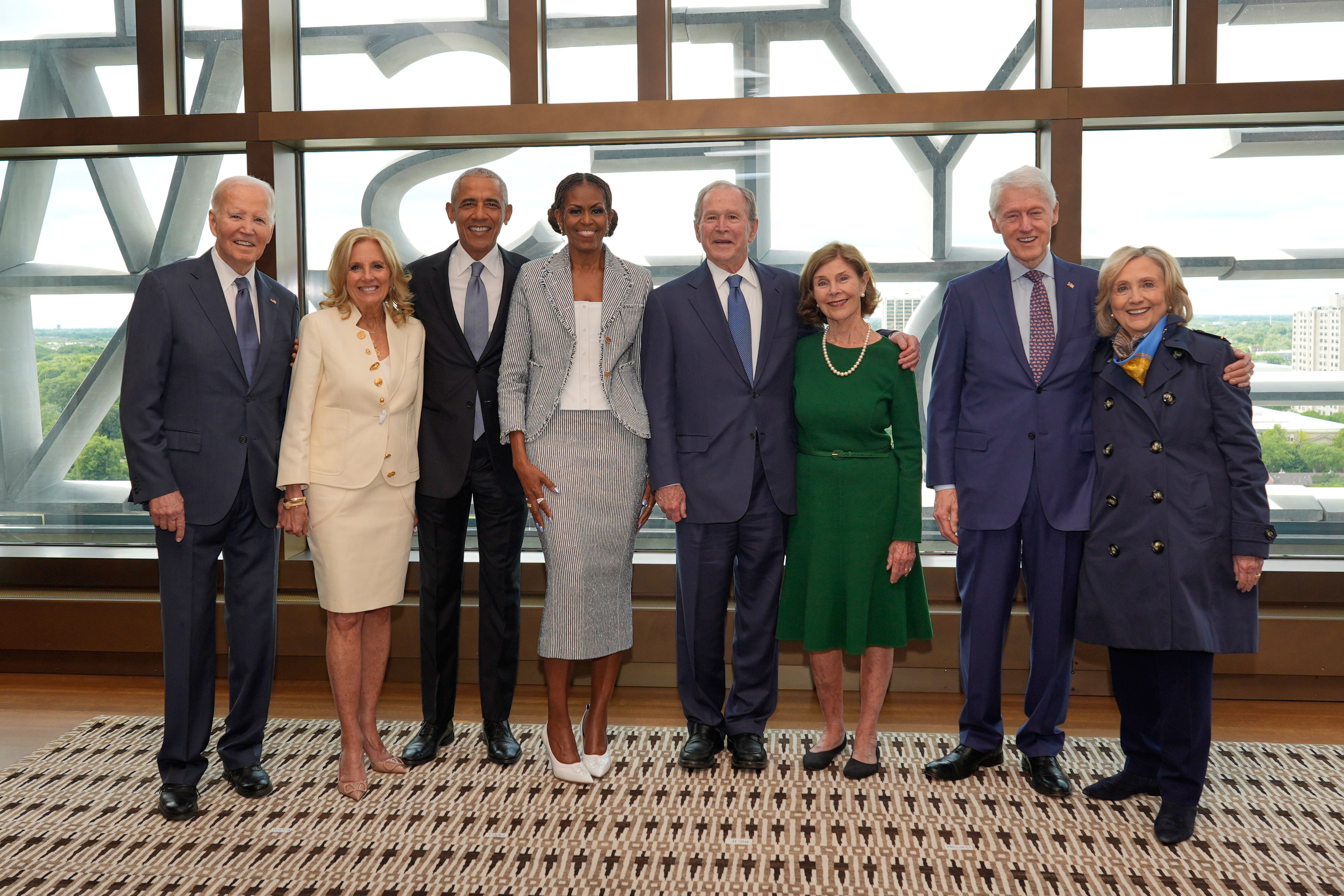 Four former presidents and first ladies