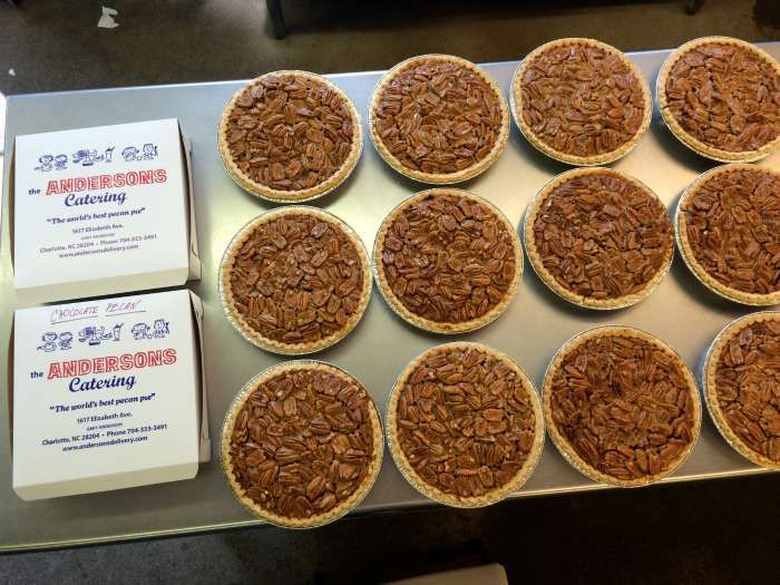 Anderson's pecan pie Charlotte