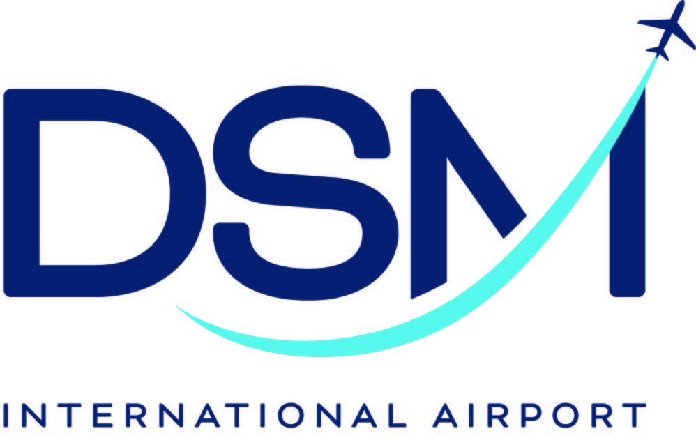 An image showing the Des Moines International Airport's new logo.