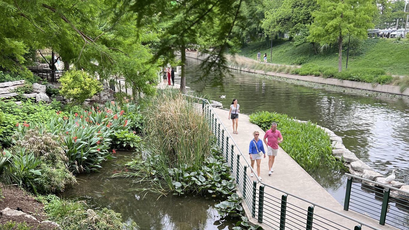 A run along San Antonio's River Walk - Axios Austin