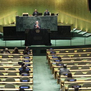 Netanyahu faces mass walk-out protest at UN speech