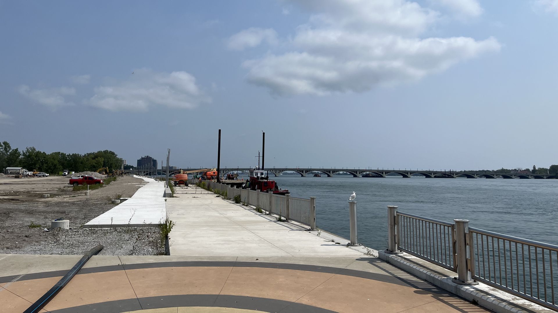 Belle Isle's new riverfront connection to Detroit nearly finished ...