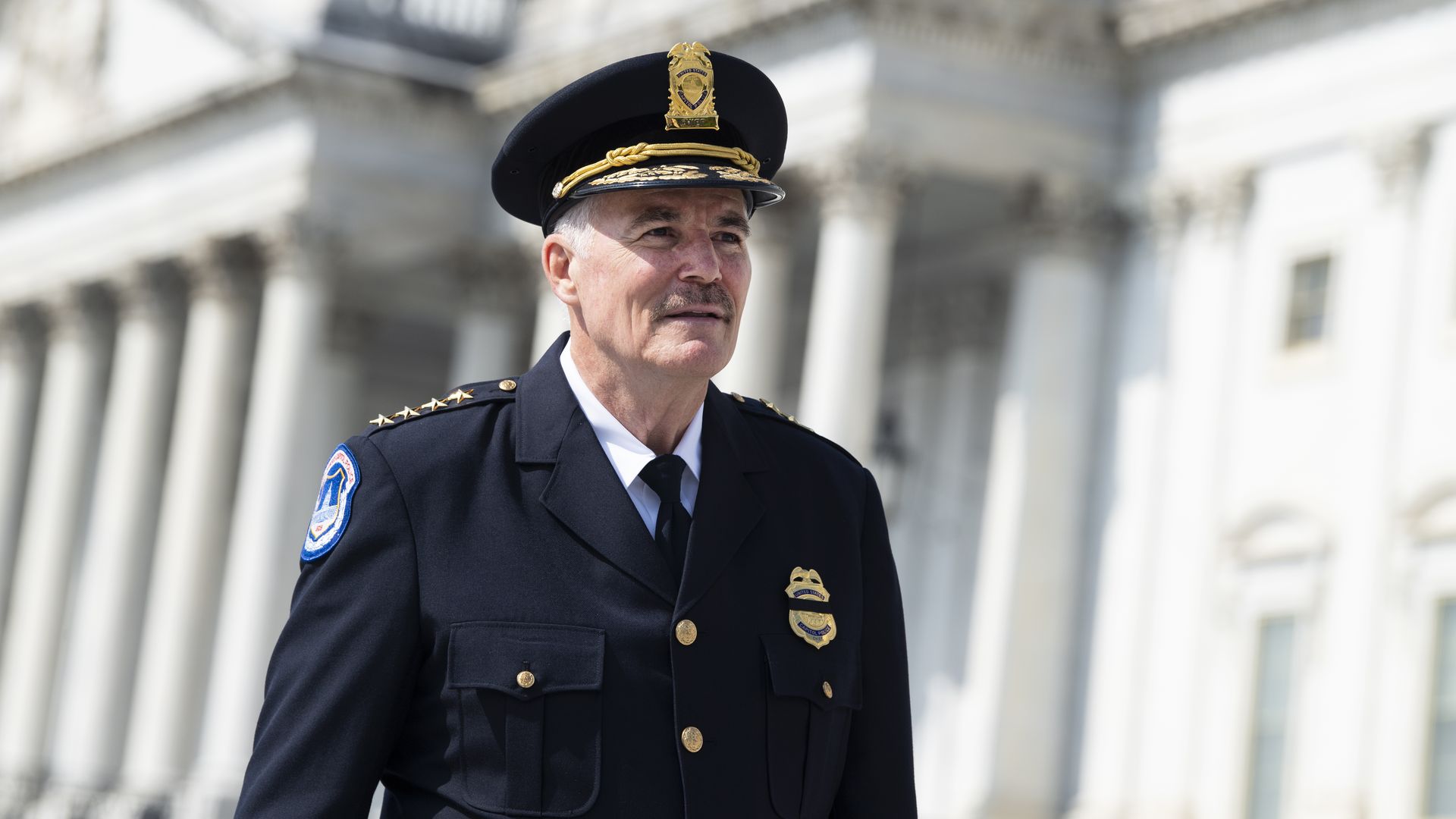 Thomas Manger, the new chief of the U.S. Capitol Police
