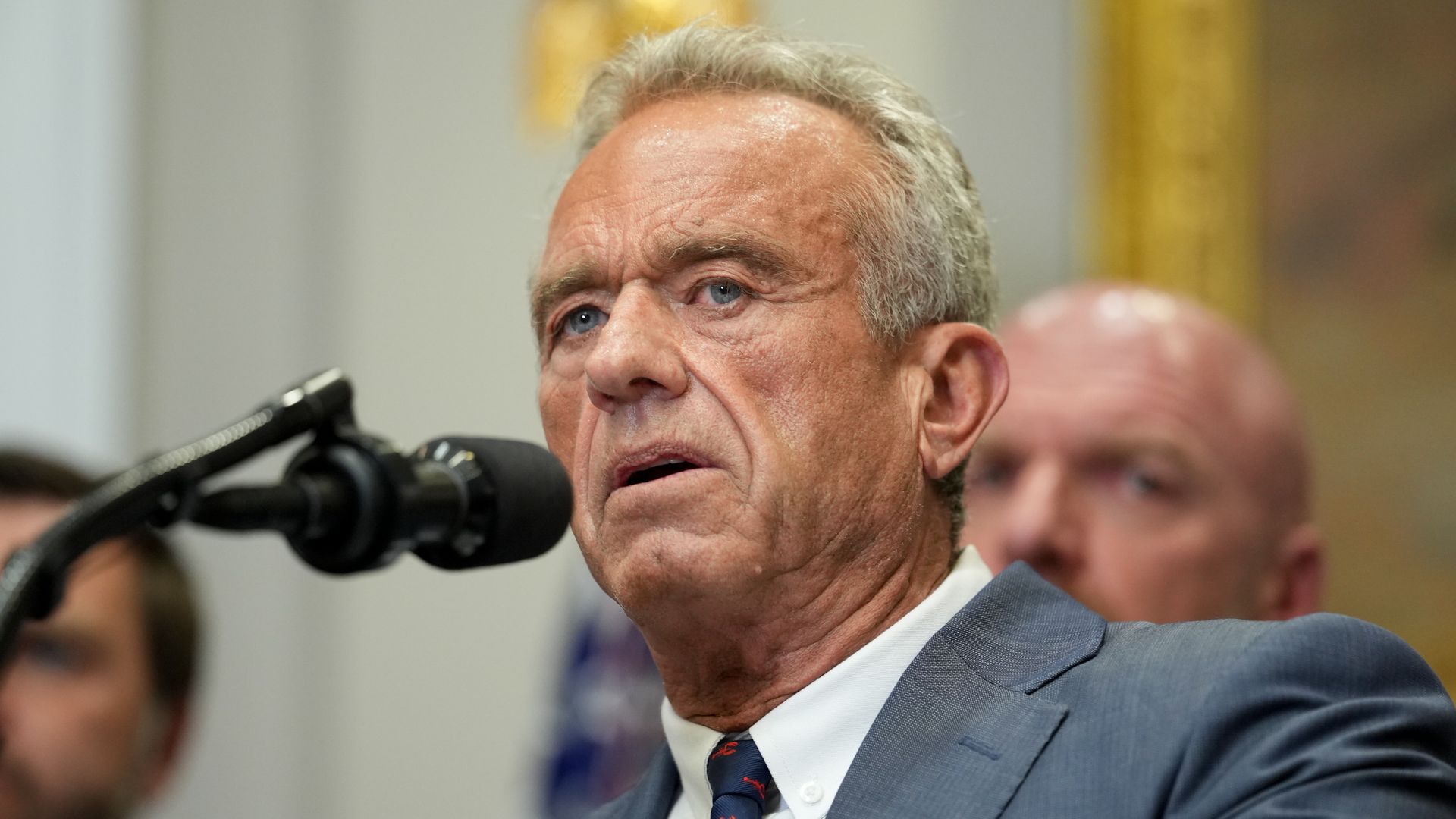 RFK Jr. speaks at a press conference