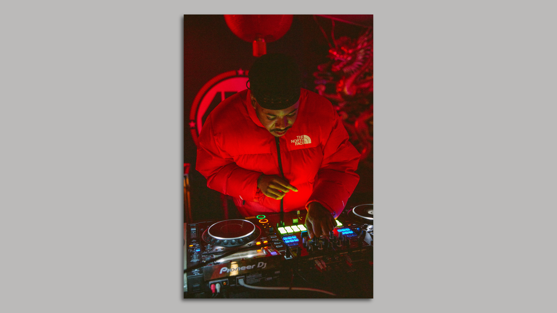 Tyler Kpakpo DJs at a recent event.