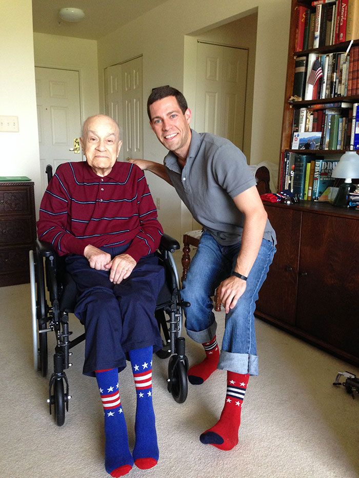 brad and grandfather