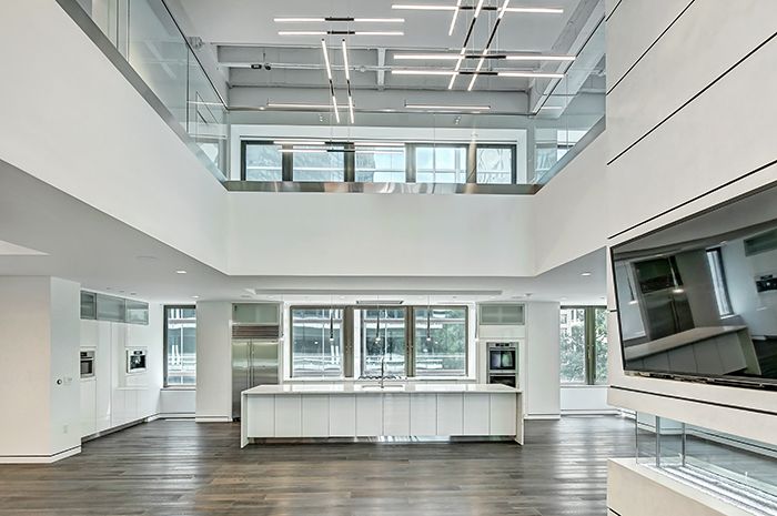 The Trust uptown's most expensive condo main living area