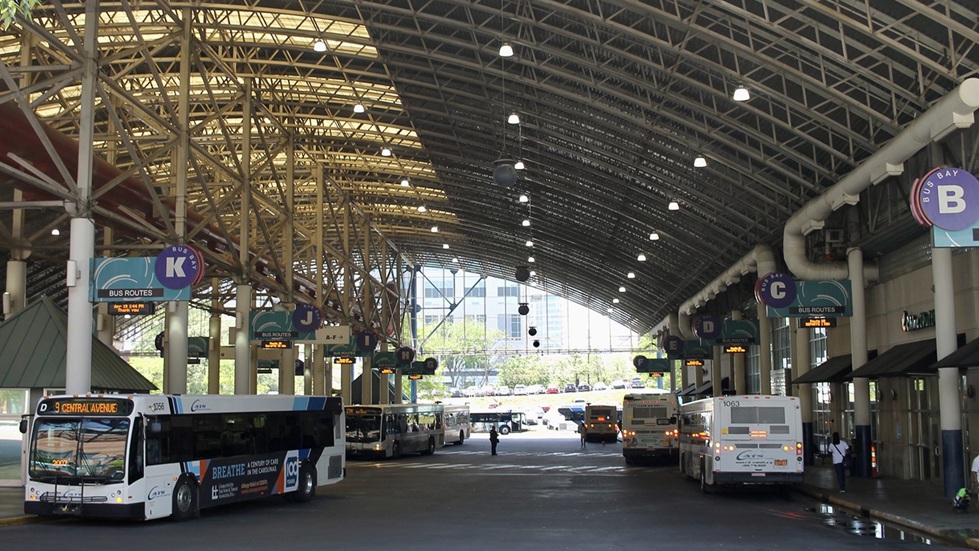 bus buses Charlotte Area Transit System CATS Charlotte Transportation Center