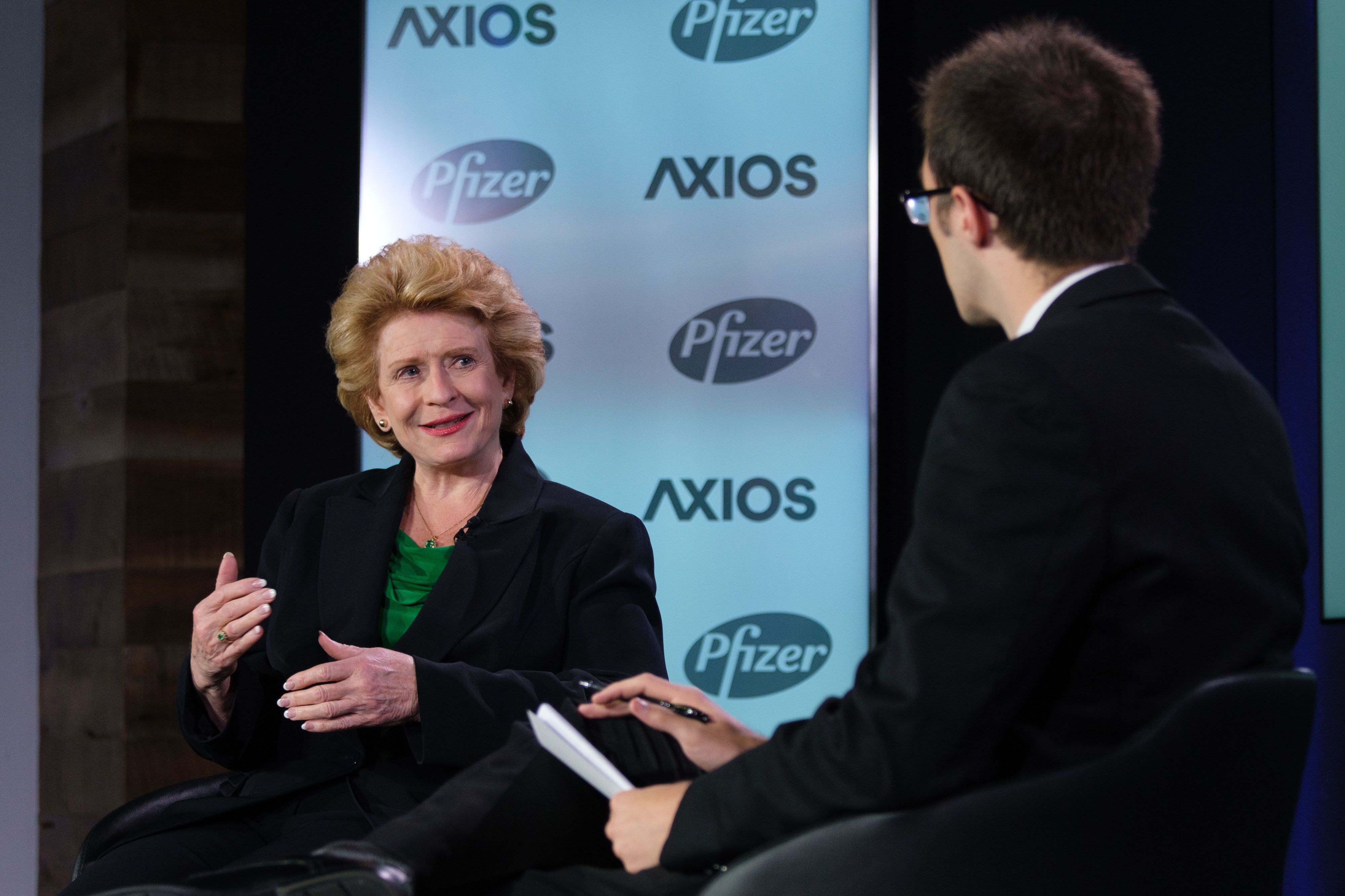 Senator Debbie Stabenow discusses drug pricing with Axios Health Care reporter, Bob Herman. 