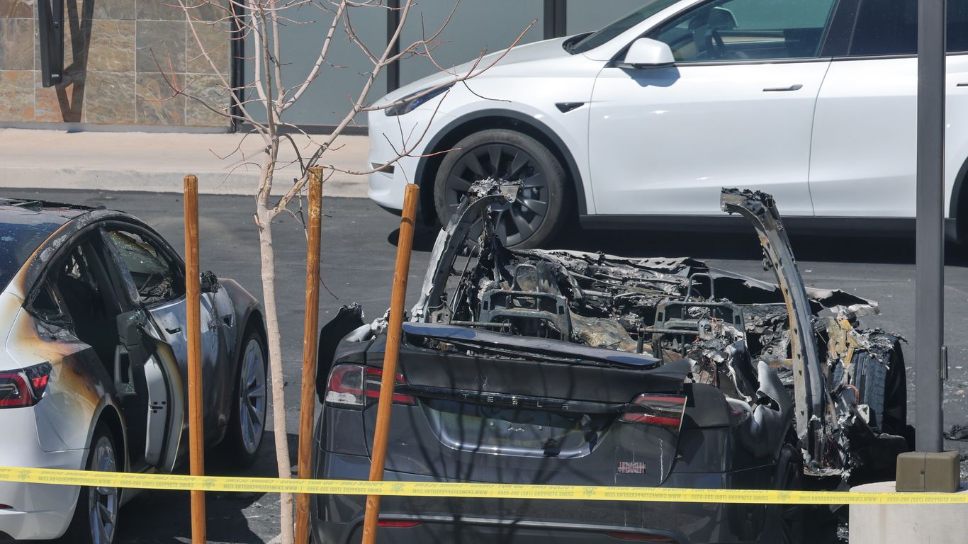 FBI investigating attacks targeting Tesla dealerships and cars
