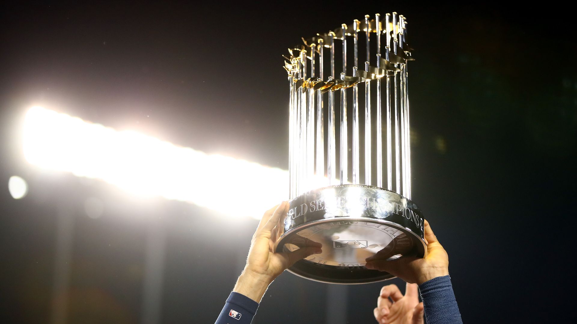 World Series trophy
