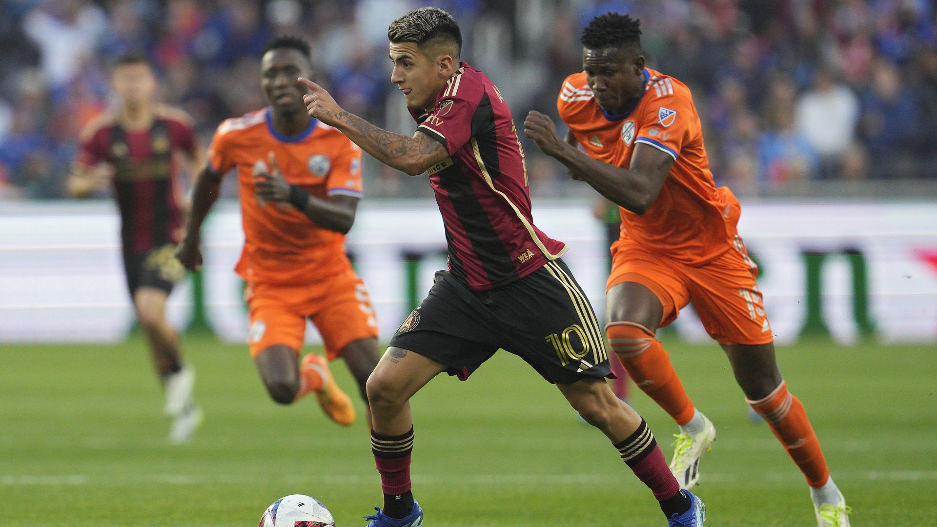 Thiago Almada #10 of Atlanta United 