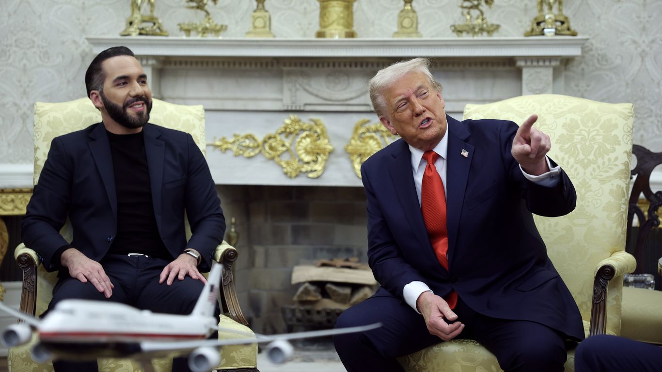 Trump sagt, er habe El Salvadors Präsident Bukele nicht gebeten ...