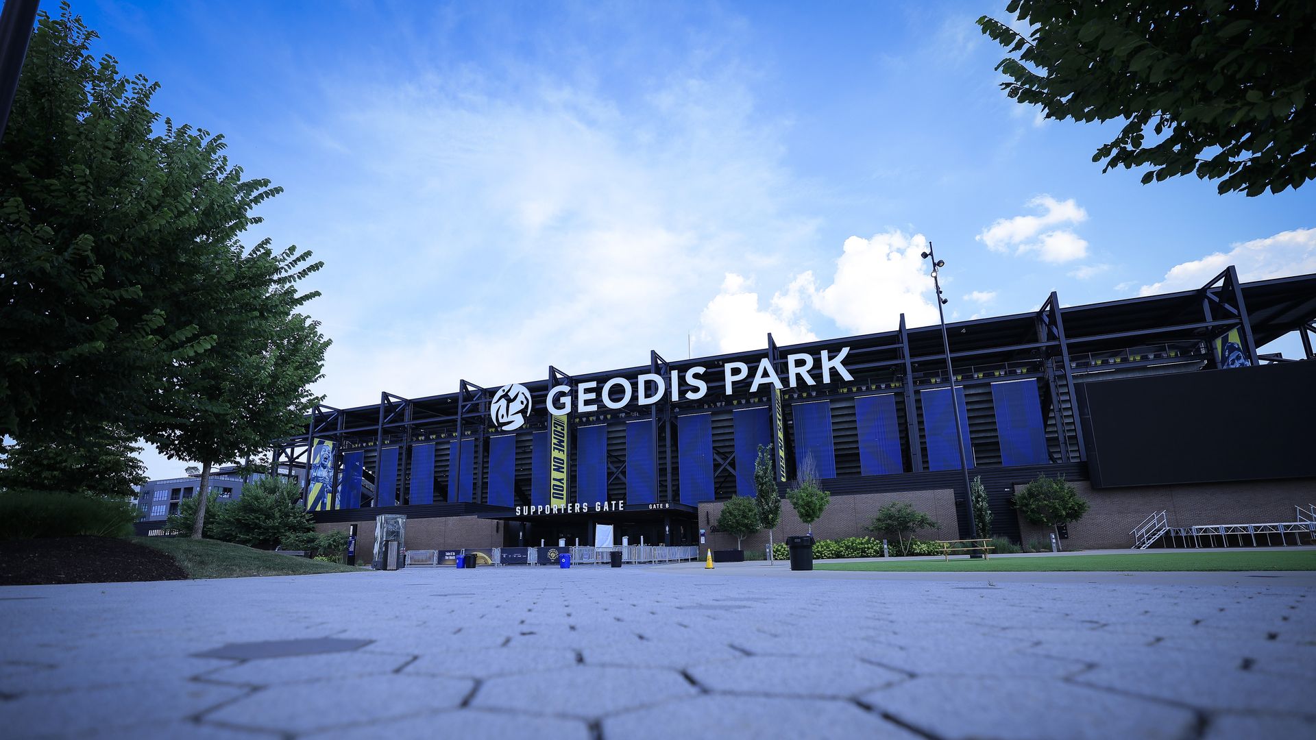 The exterior of Geodis Park