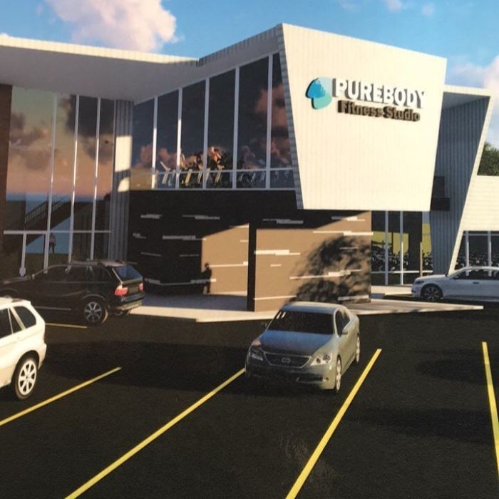 Rendering of the new Pure Body Fitness 