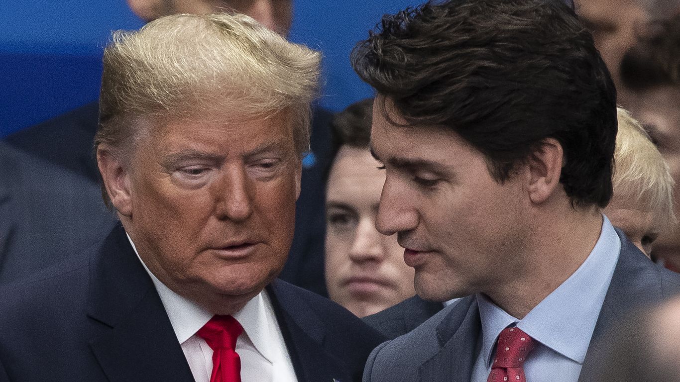 Trump Slams "two-faced" Justin Trudeau For Mocking Him In Leaked Video