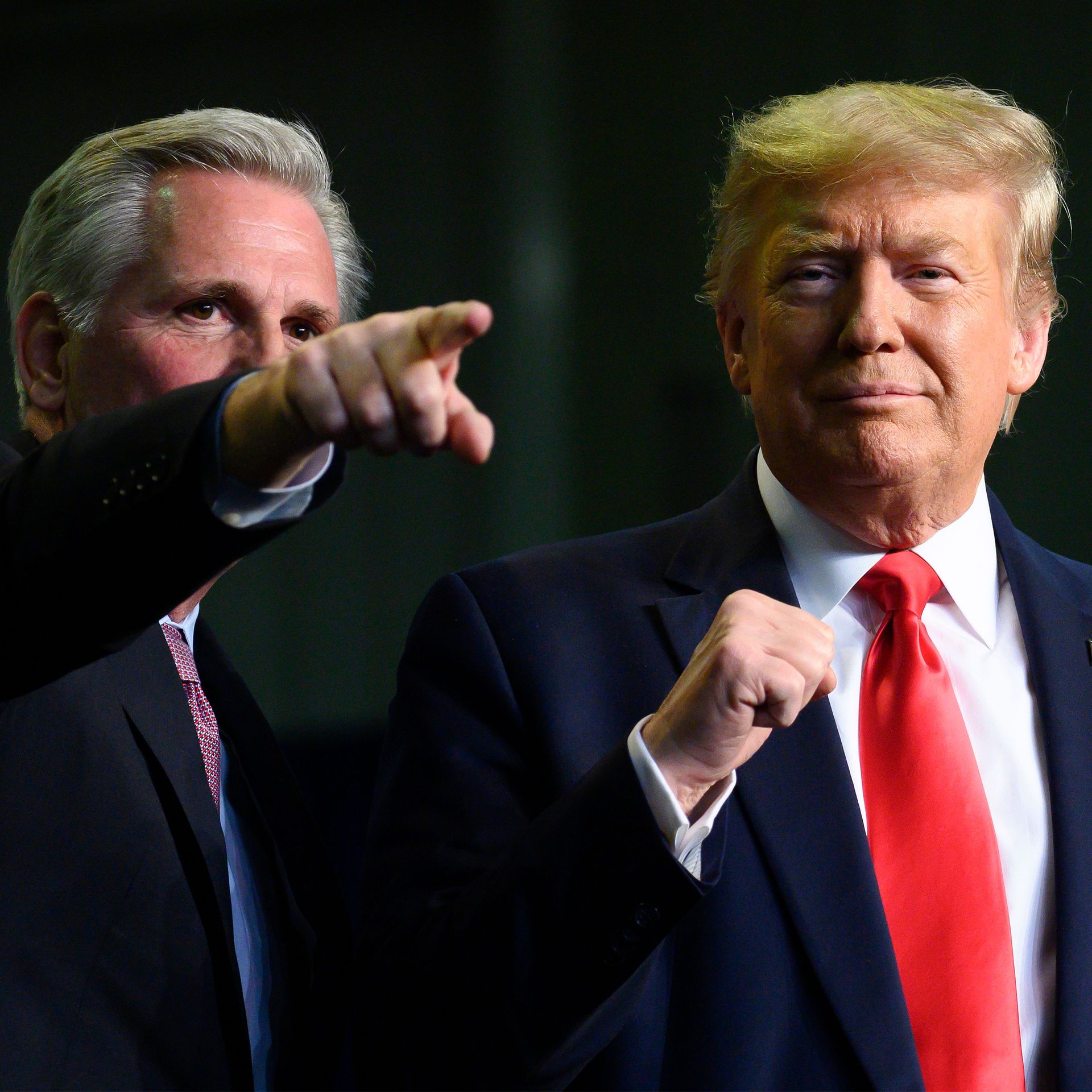 Donald Trump and Kevin McCarthy