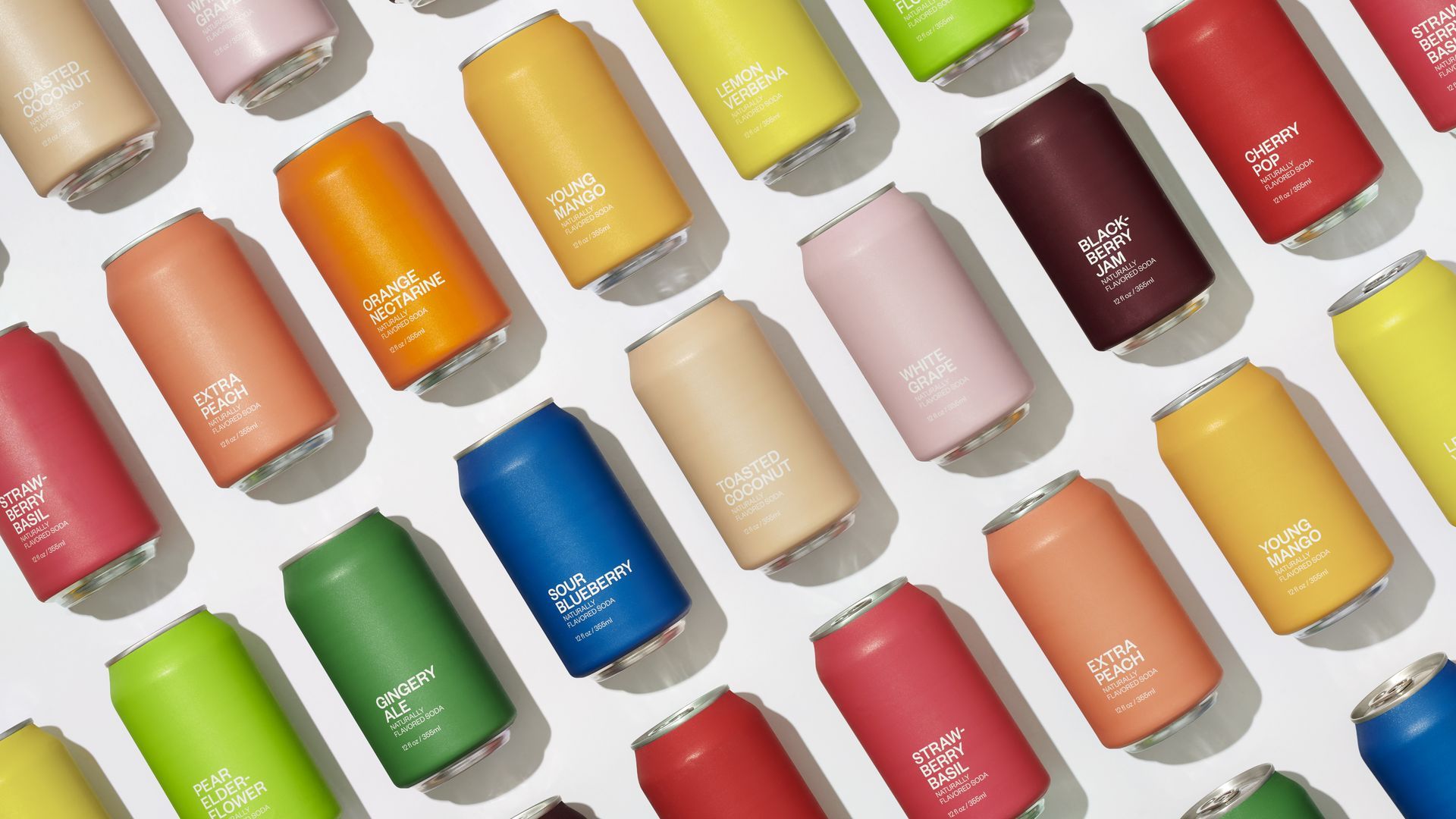 United Sodas of America is a 4-year-old soda brand that comes in modern flavors and colorful cans. Photo courtesy of United Sodas of America.