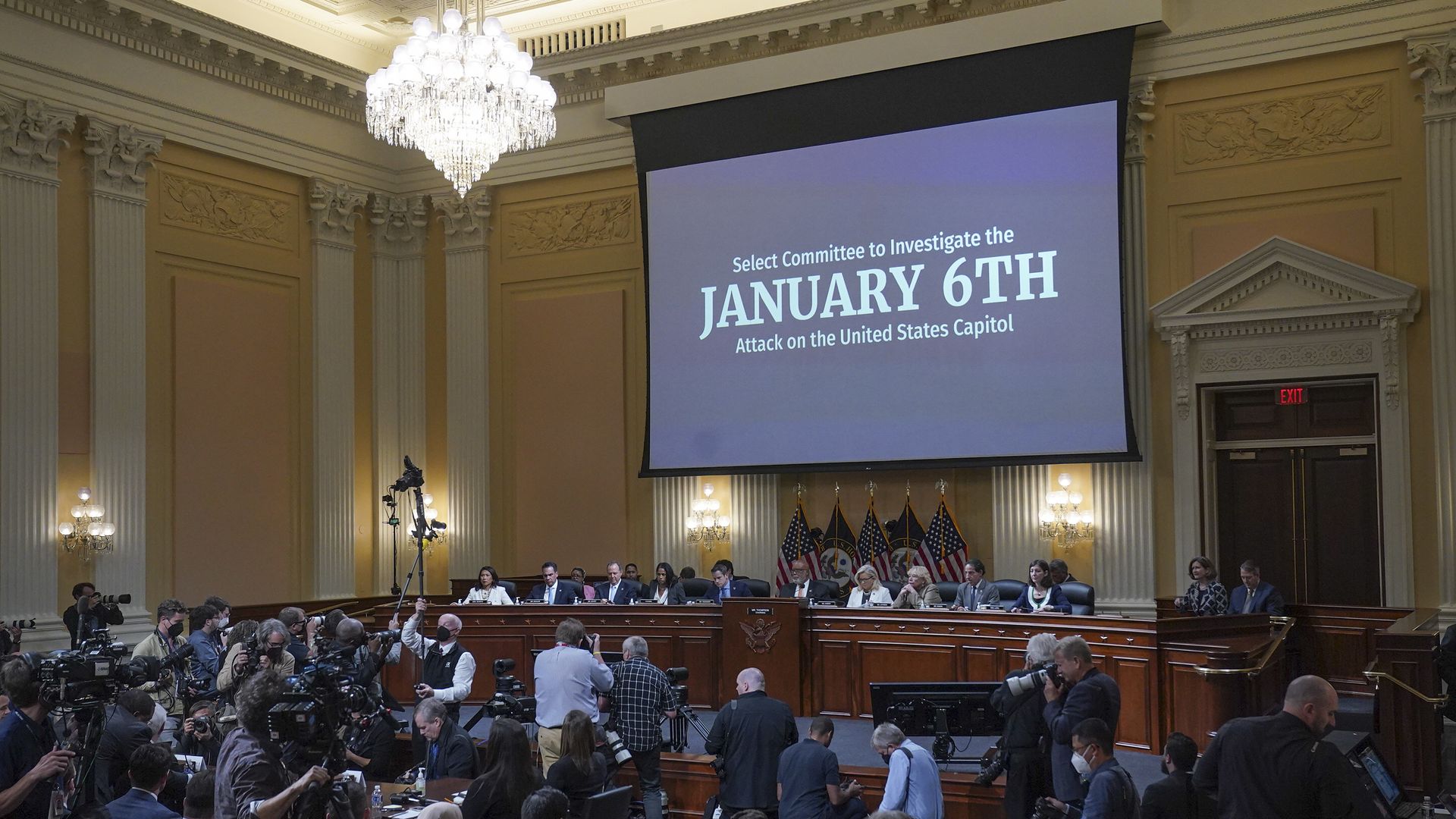 Photo of a hearing room