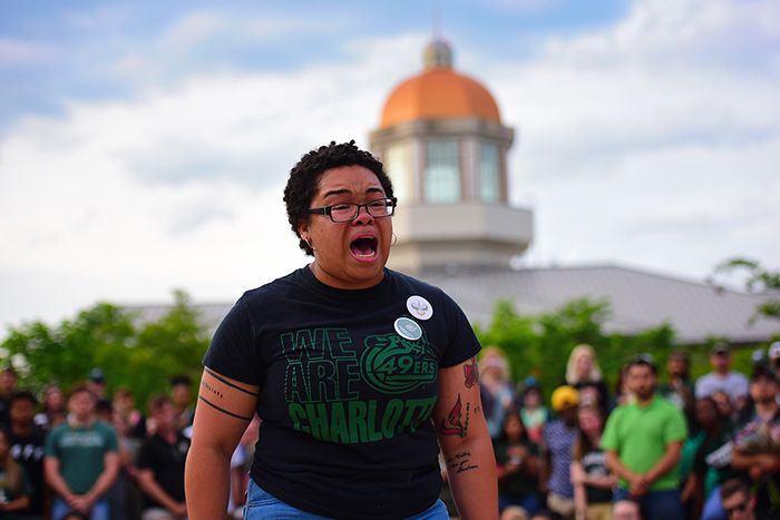 UNCC Shooting: The Day After & Vigil, 5/1, Chris Crews, DSC_6265