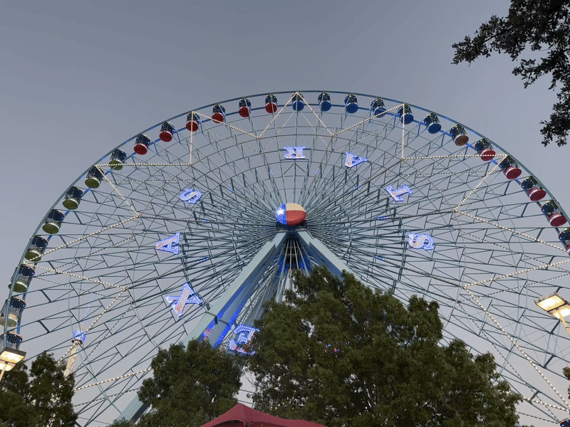 the Texas Ferris wheel