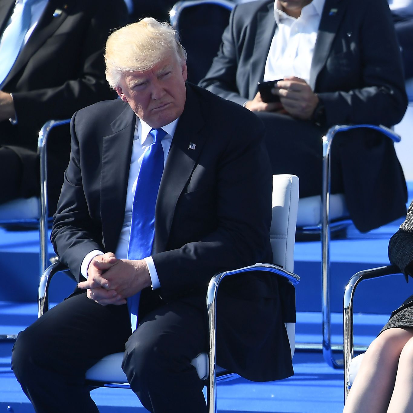Donald Trump's private NATO trashing at G7 rattles allies ...
