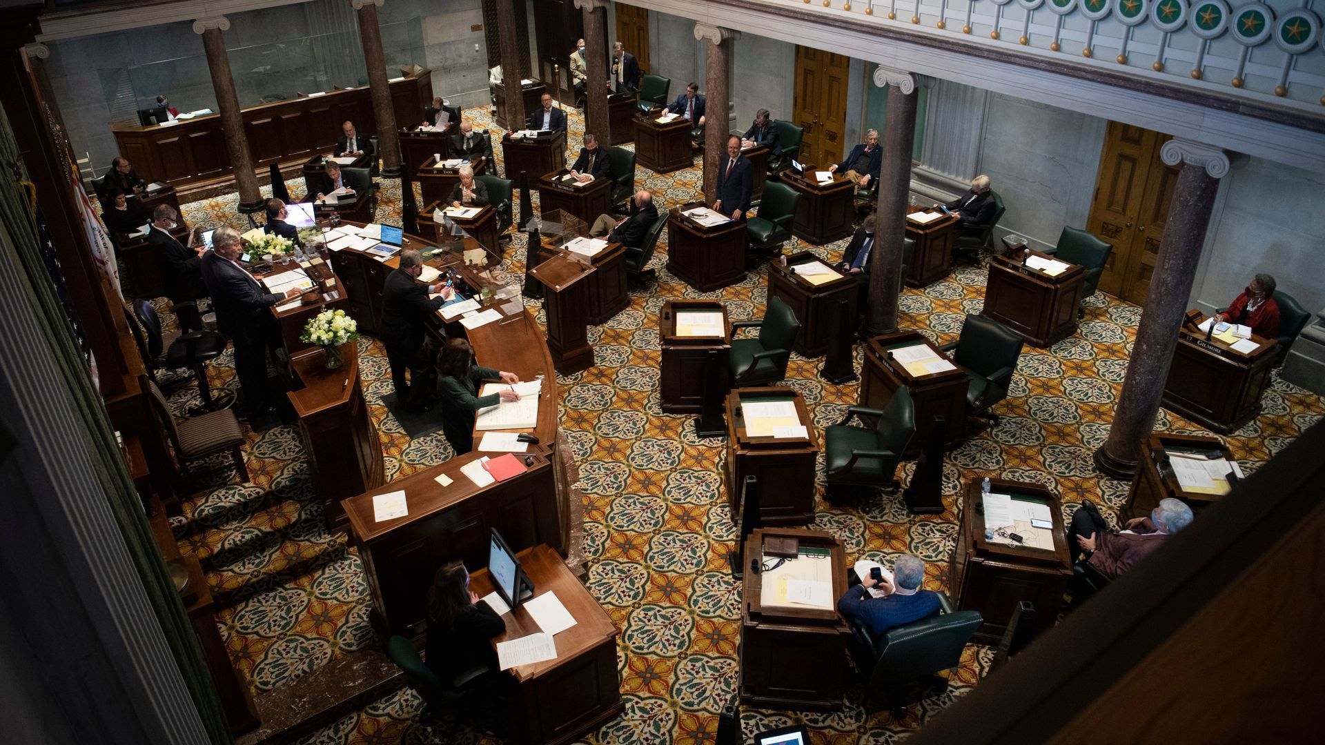 The Tennessee Senate chamber.