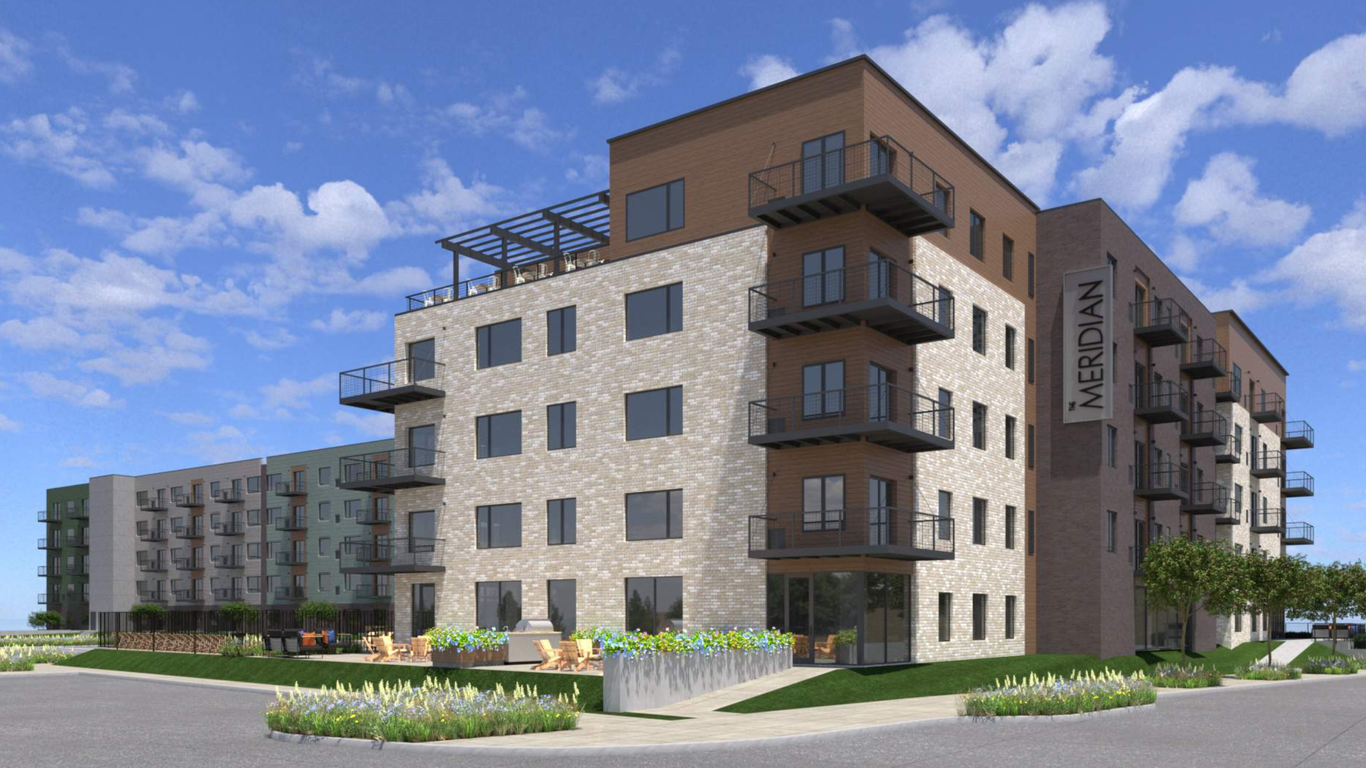 New modern apartment complex The Meridian coming to Des Moines Axios