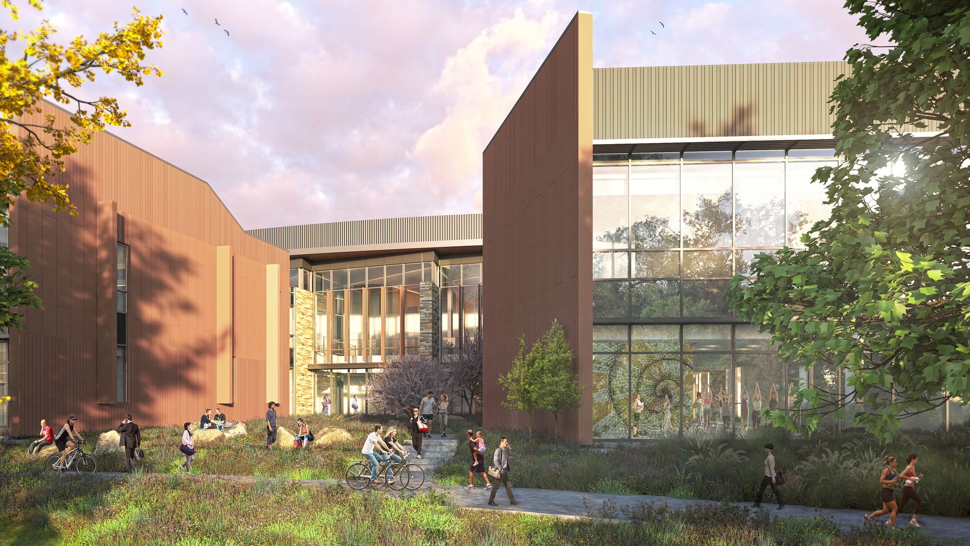 rendering of fitness center