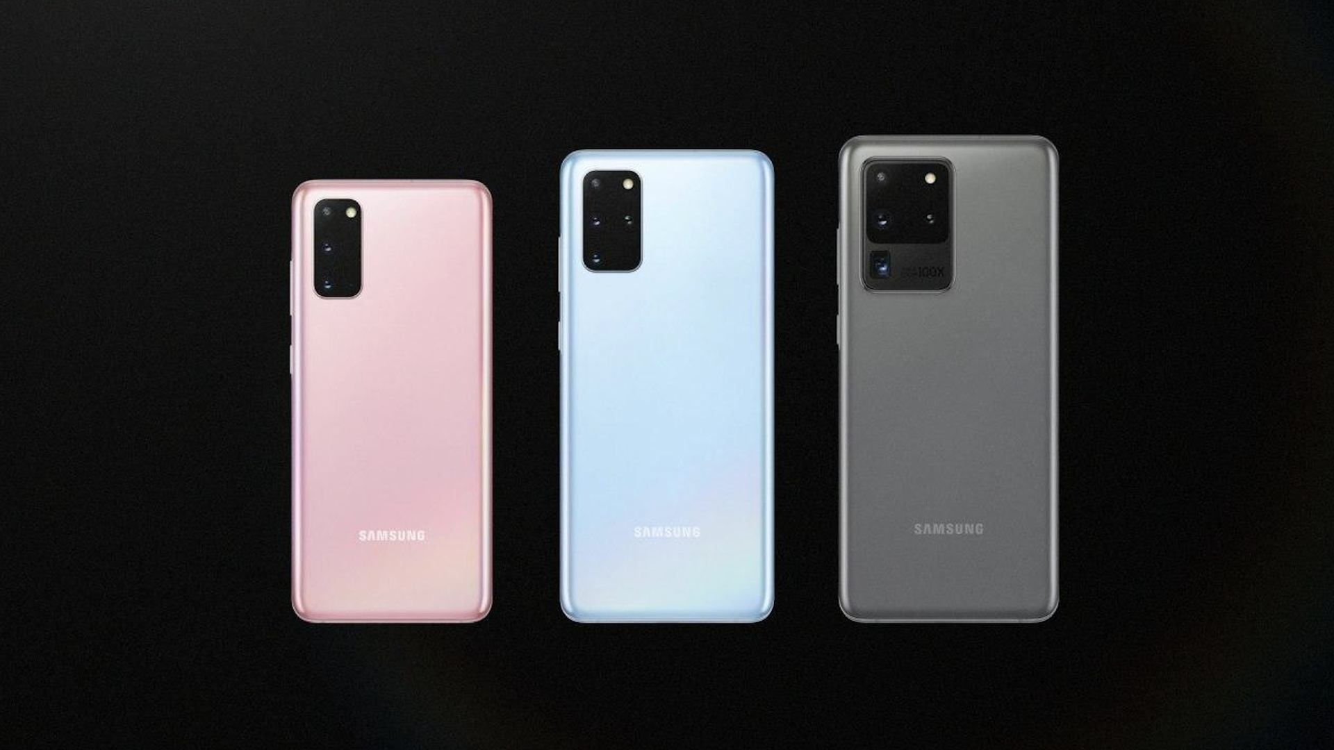 The Galaxy S20 lineup