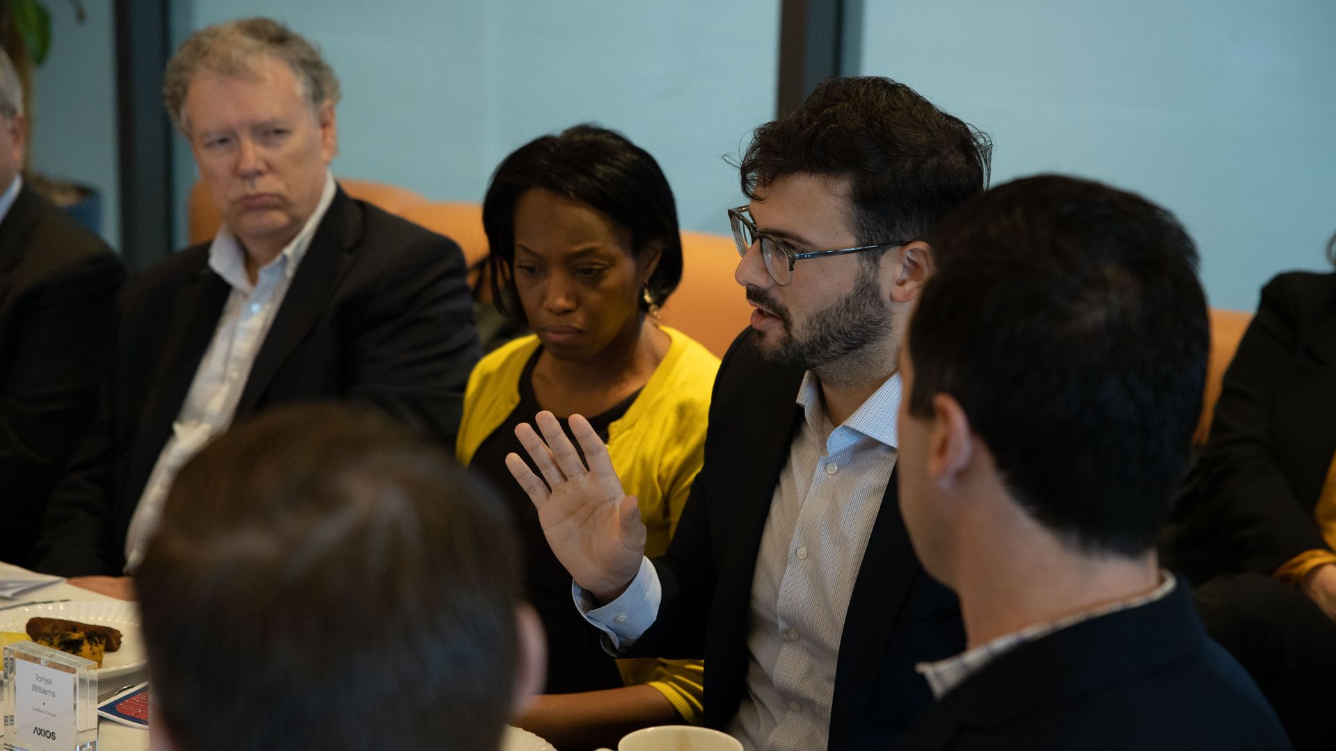 Joshua New at the Center for Data Innovation at the Axios table on Thursday morning.