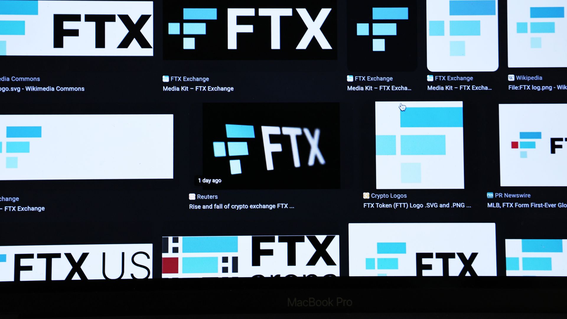 In this photo illustration, the FTX logo is seen on a computer on November 10, 2022 in Atlanta, Georgia.