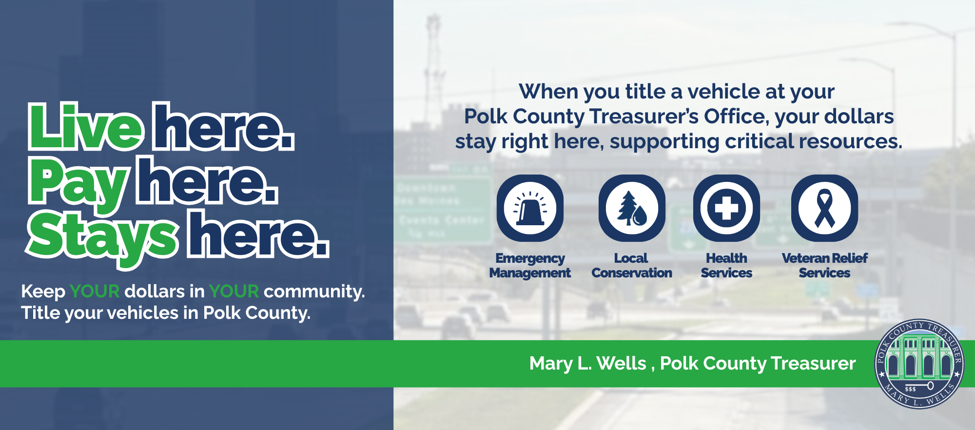 A photo of a billboard.