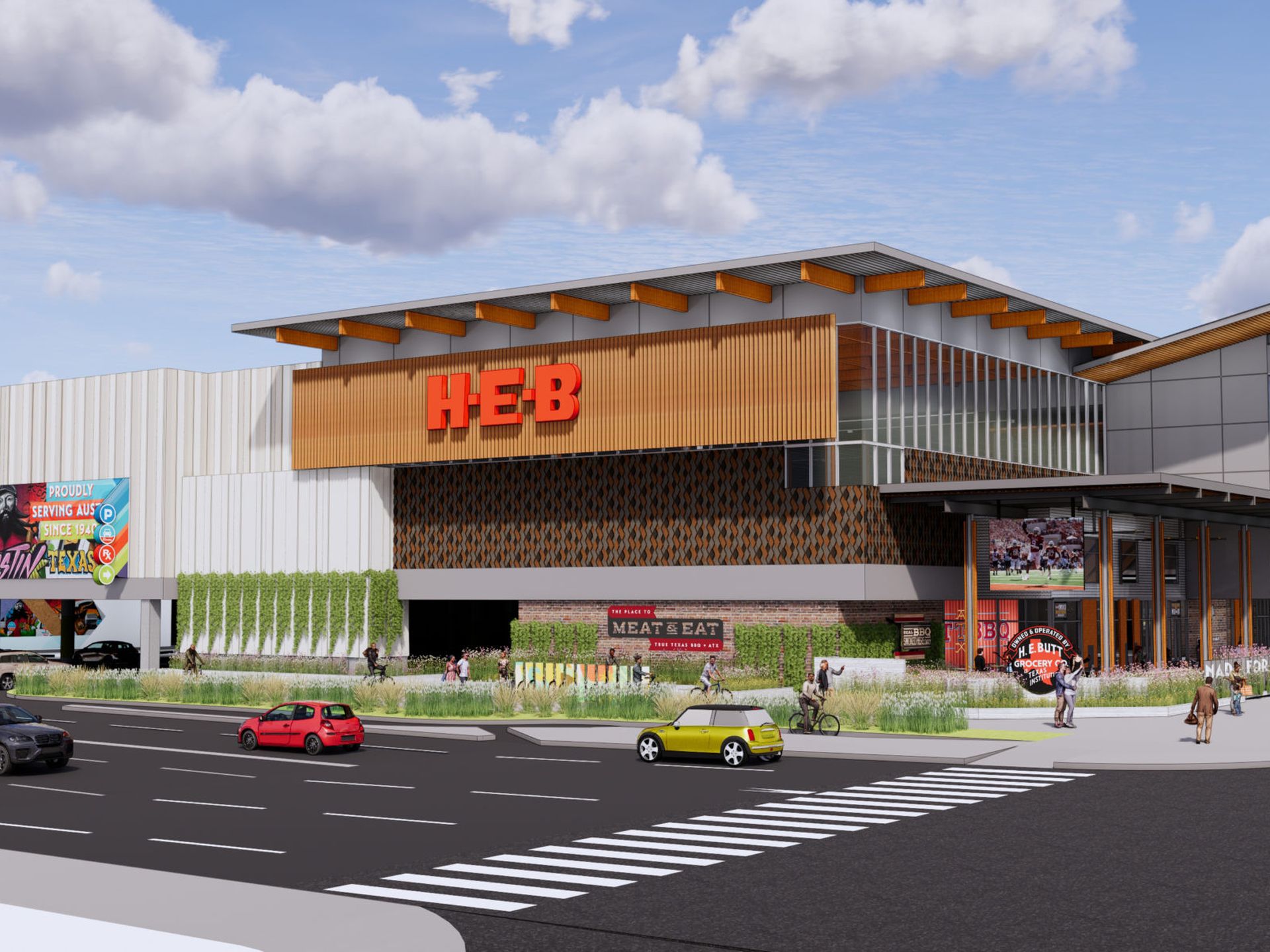 H E B South Congress on target to open this year Axios Austin