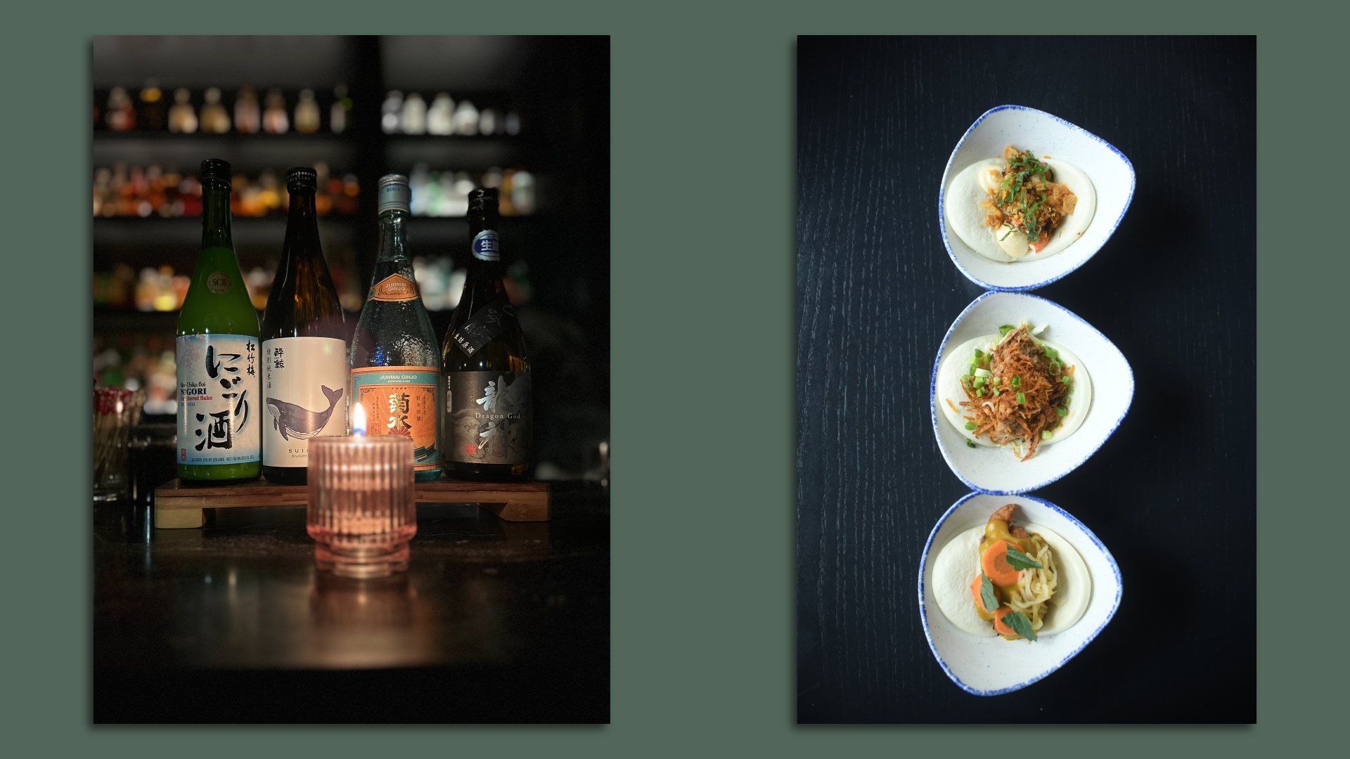 Basan's drink and appetizer offerings at 2703 Park Ave. 