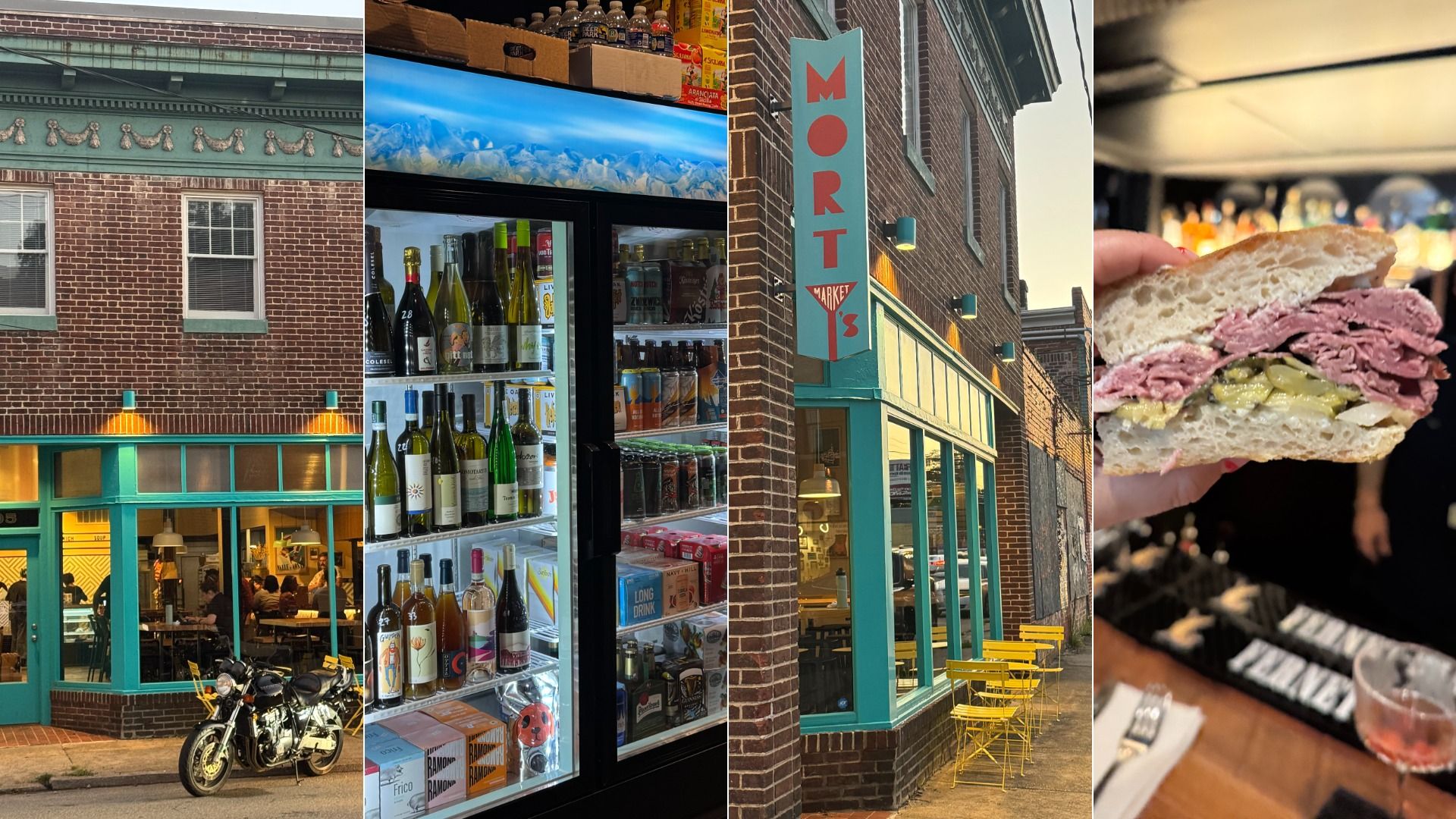 a college of a colorful restaurant