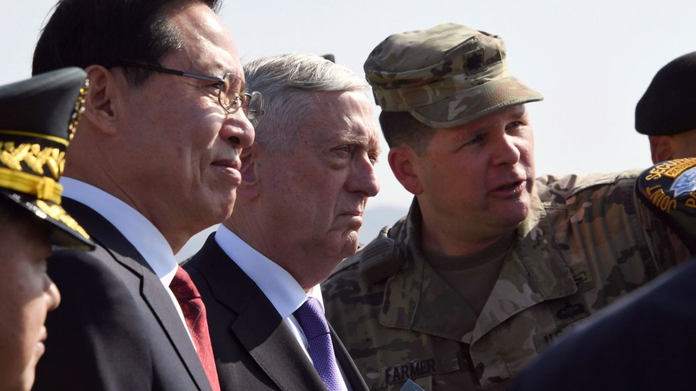 Mattis tours the Demilitarized Zone between North, South Korea