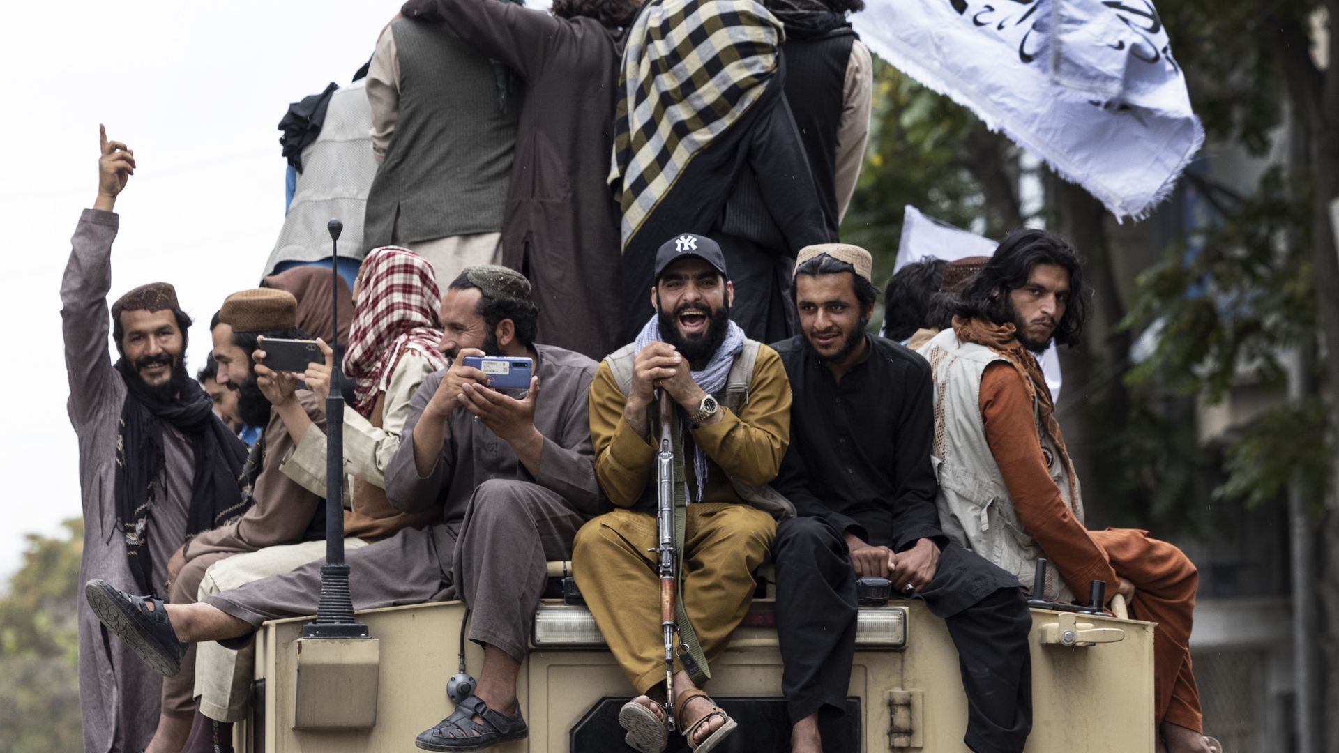 Taliban celebrate in Kabul