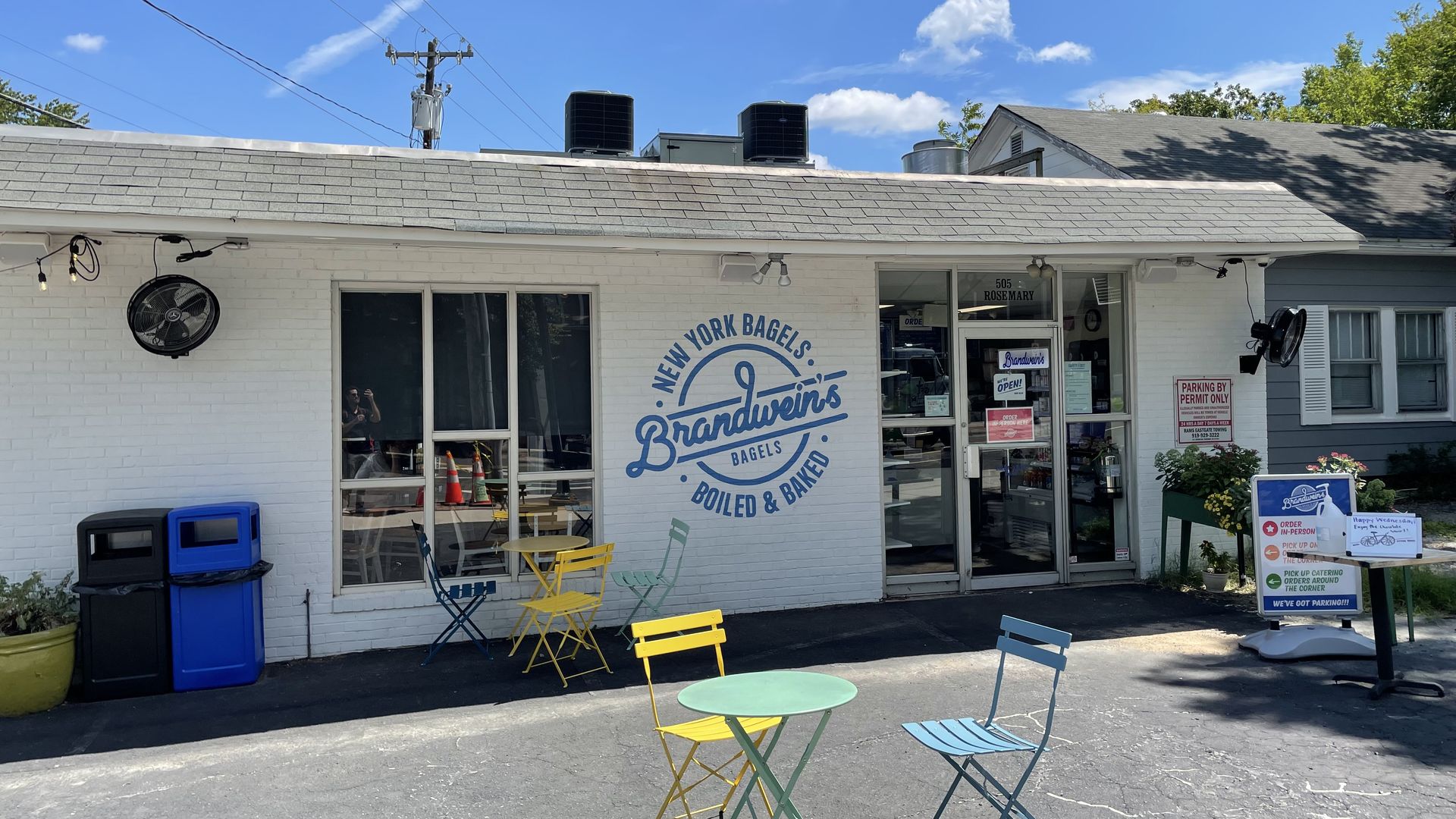 Brandwein's Bagels in Chapel Hill. 