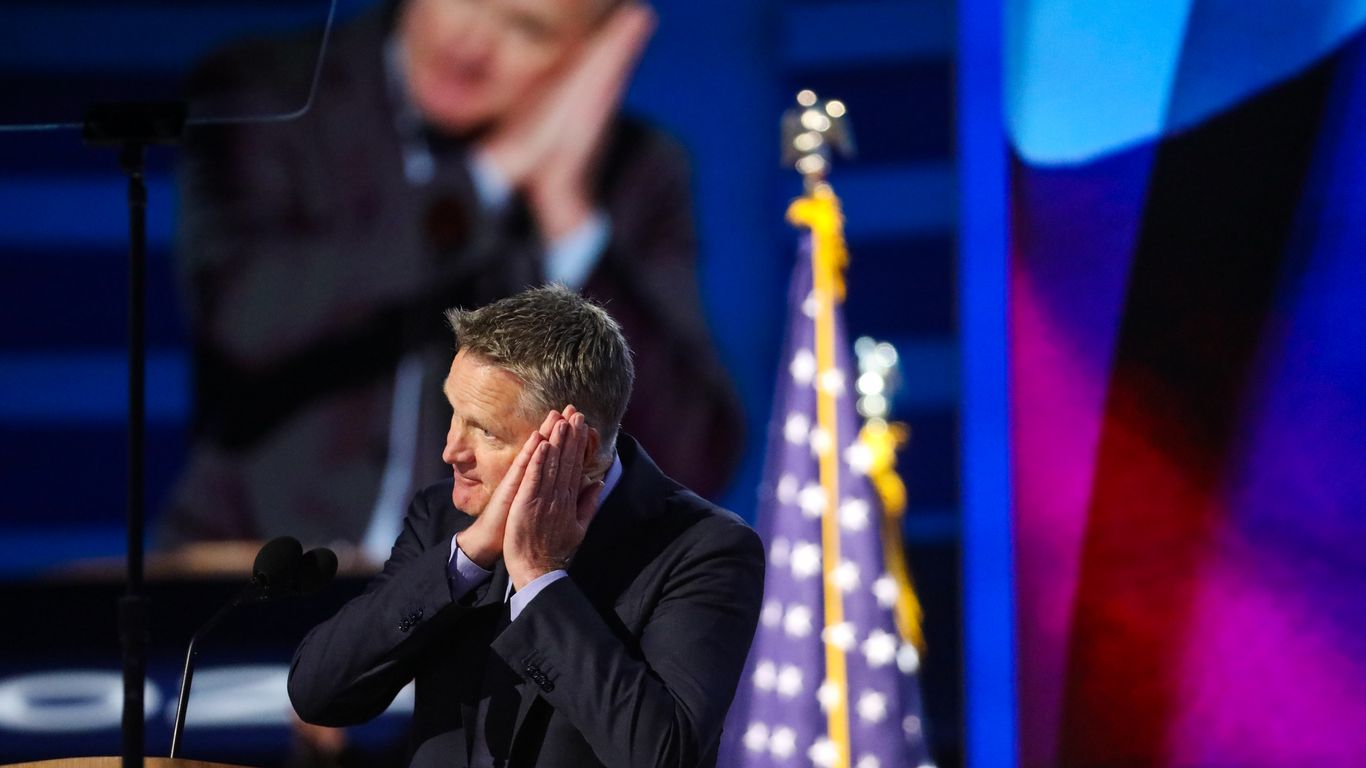 Dnc highlights steve kerr eager to tell trump night night axios