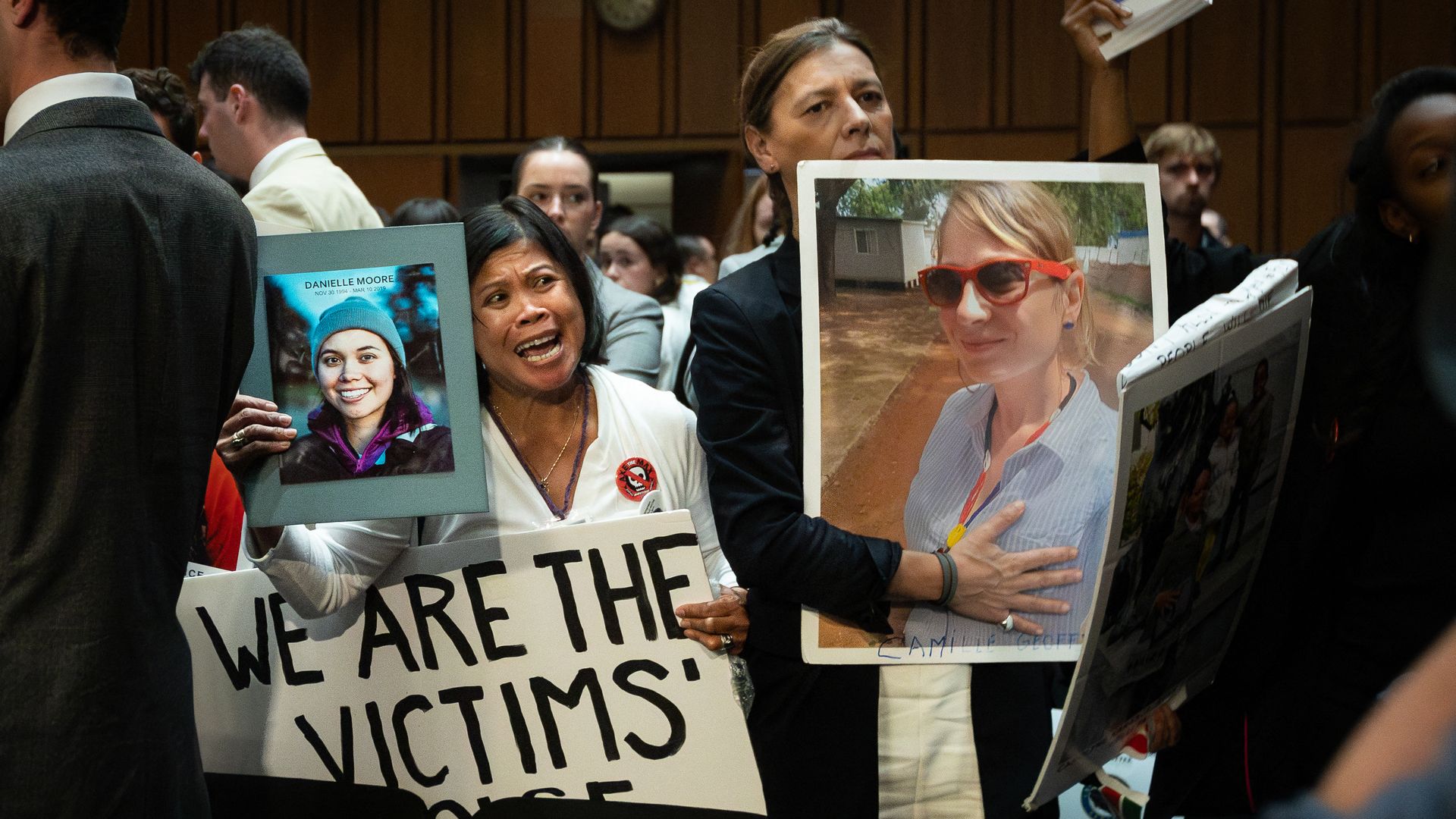Boeing CEO Dave Calhoun testifies before a subcommittee of the Senate Energy and National Resources Committee on the company's safety culture, following a number of recent incidents on Boeing airplanes, Washington, DC, June 18, 2024. Families of the victims of Ethiopian Airlines flight 302, a Boeing